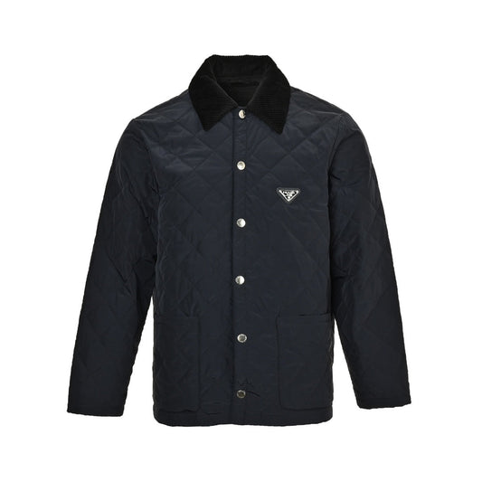 rhombus cotton jacket