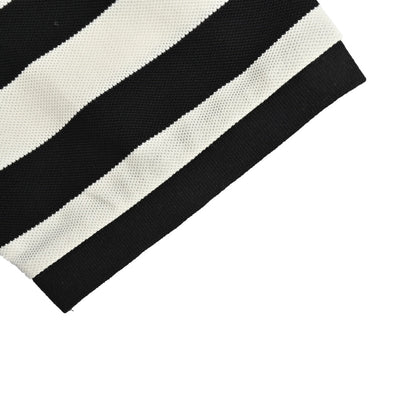 Horizontal striped patchwork short sleeves