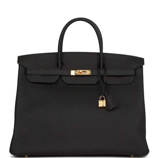 Birkin 40 Black Togo Gold Hardware