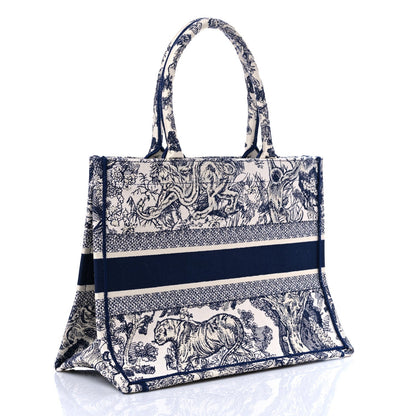 Canvas   Toile  Book Tote Blue