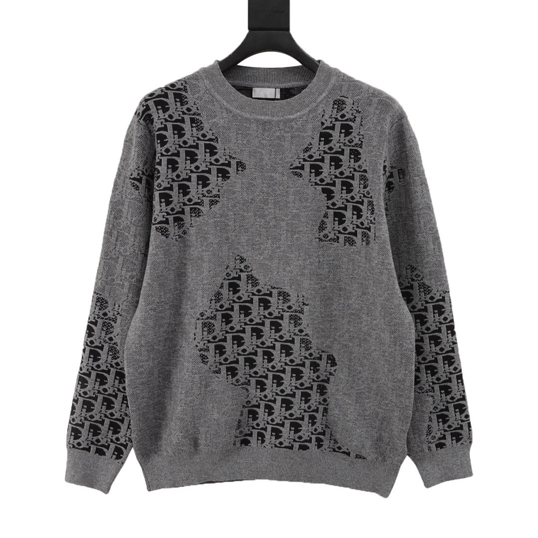 CD men womens jacquard sweater