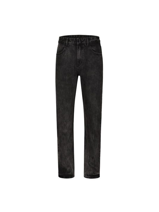 Elegant black dense weave jeans