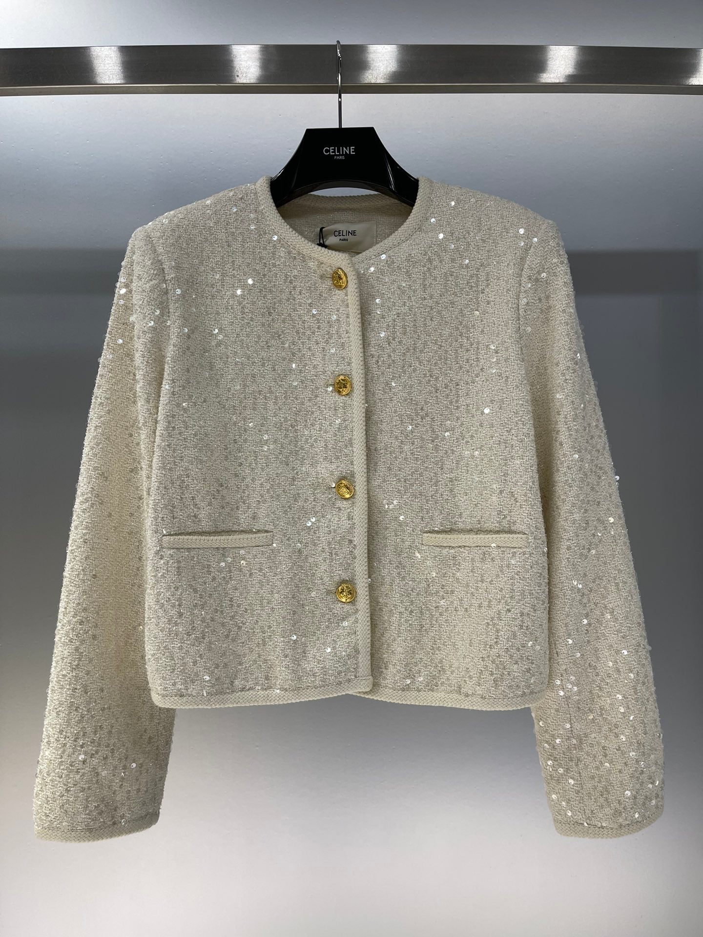 NEW  sequined mini jacket