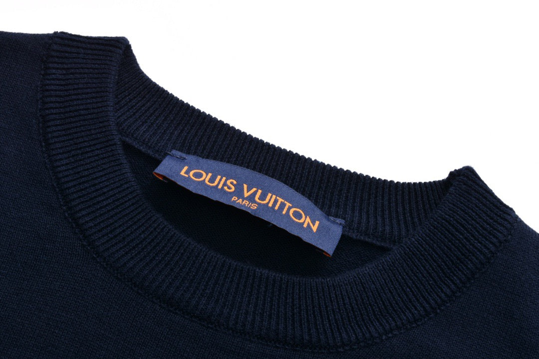 Graphic logo knitted T-shirt