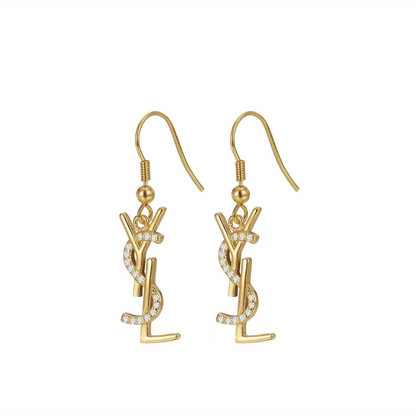 Women's High-end Fashion Letter Earrings