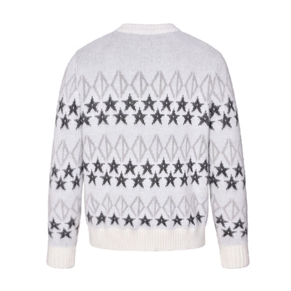 Star knitted sweater