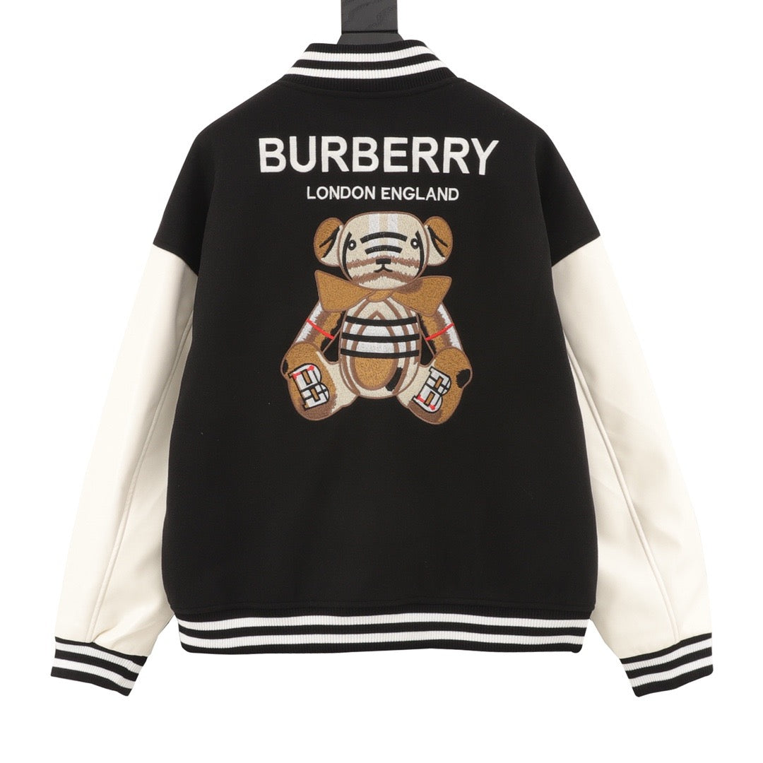 burber men women bear jacket