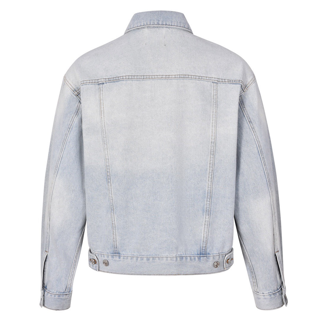 monogram denim jacket