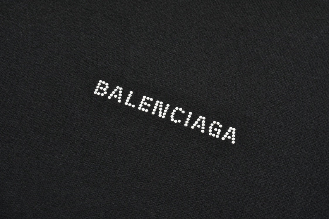 Knitted T-shirt with lettering