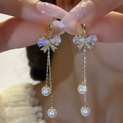 Ladies New Fashion Rhinestone Earrings