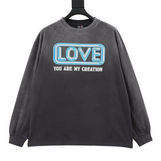 saint mic printed sweatshirt