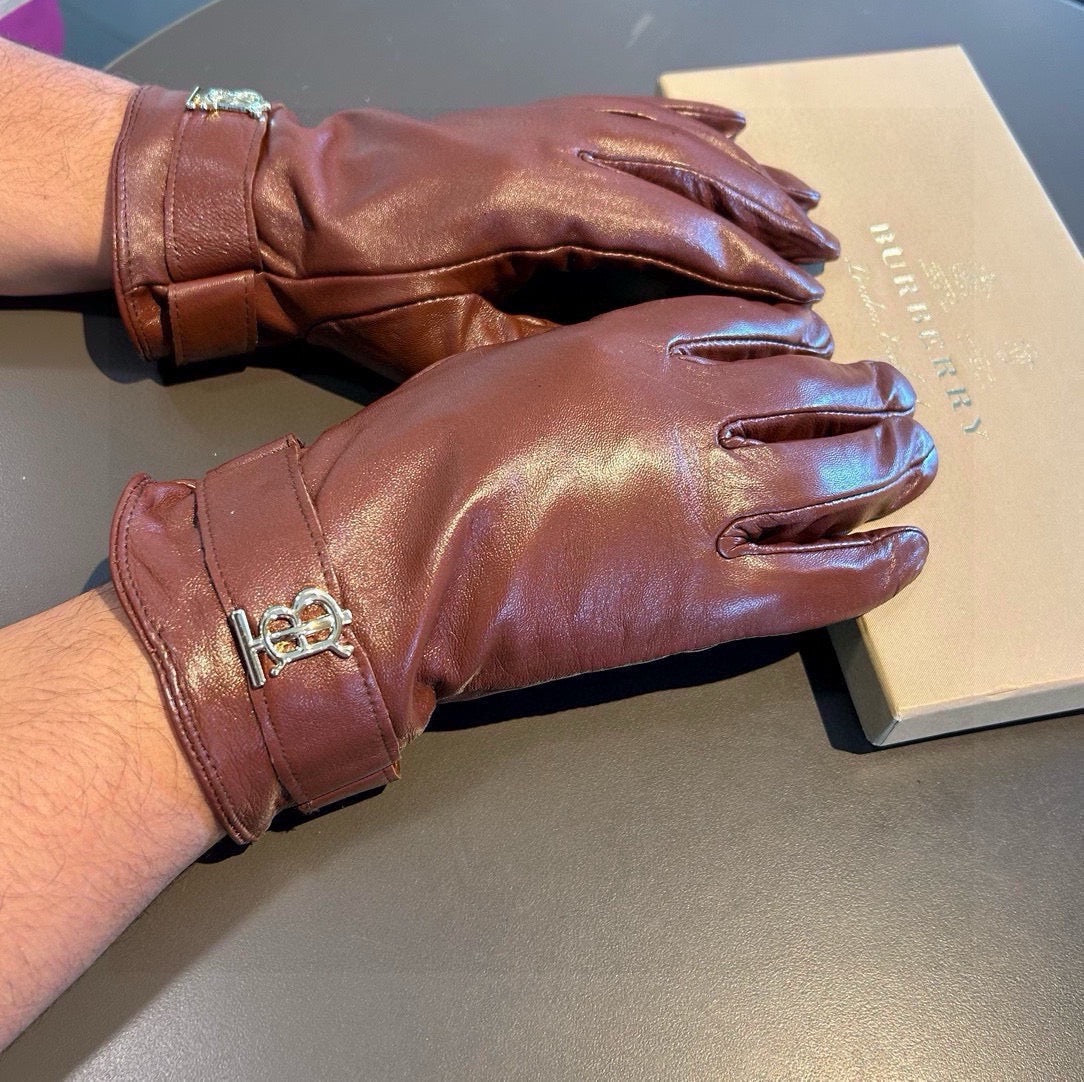 leather gloves