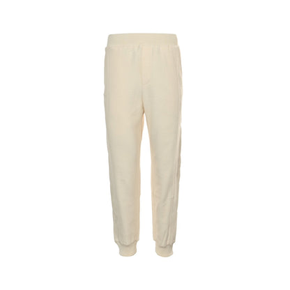 Embroidered wool suit trousers