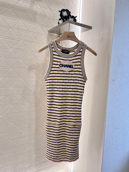 New striped knitted sundress