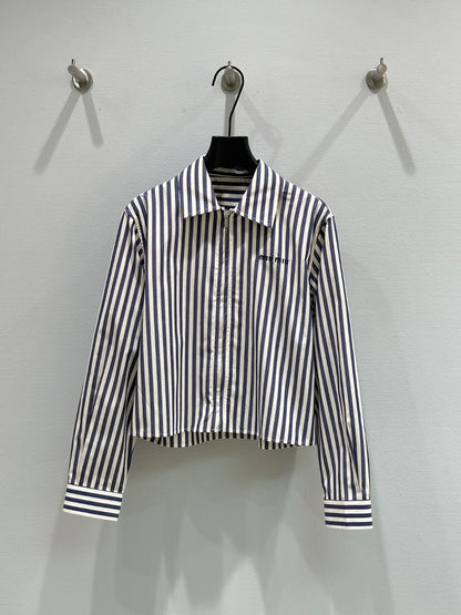 New lapel zipper shirt